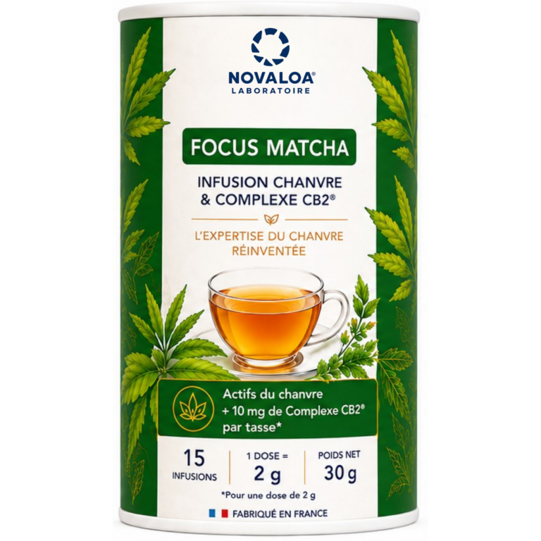 Infusion CB2 Focus Matcha Novaloa