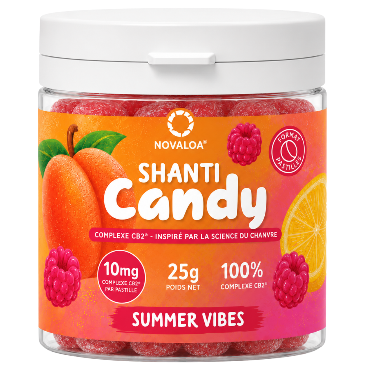 Pastilles Summer Vibes CB2 25g - Novaloa Pastilles Summer Vibes CB2 25g - Novaloa
