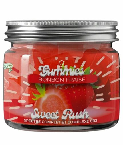 Gummies Fraise spectre complet cbd &amp; complexe CB2