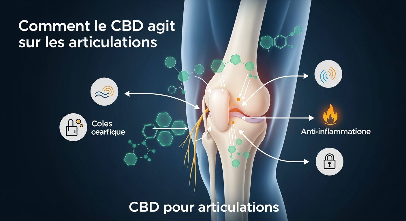 Comment le CBD agit sur les articulations