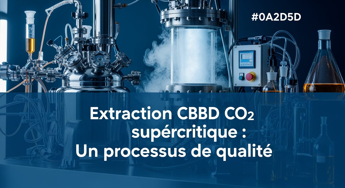 Extraction CBD CO2 supercritique : Un processus de qualité