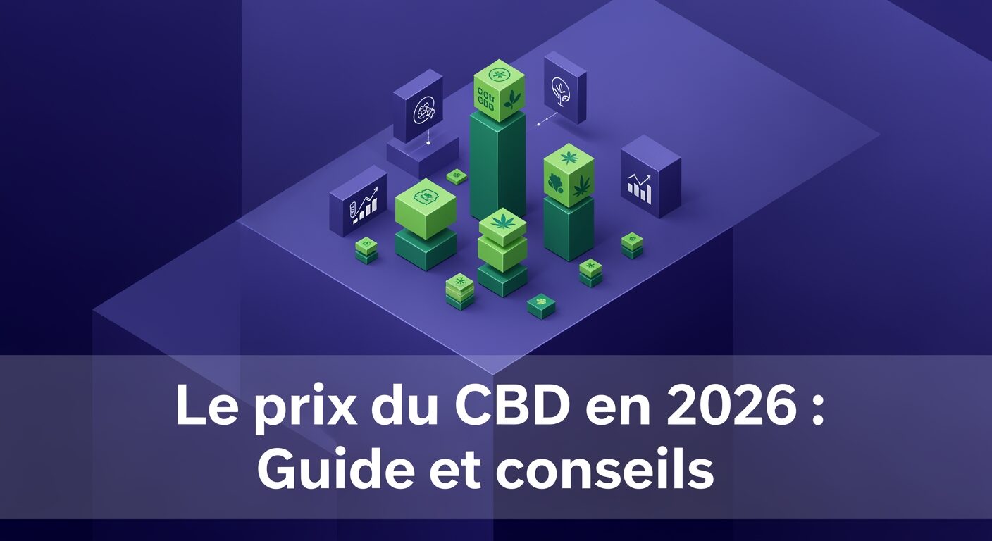 Le prix du CBD en 2026 : Guide et conseils