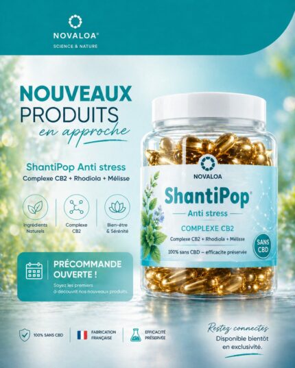 Gélules CB2 Anti Stress ShantiPop
