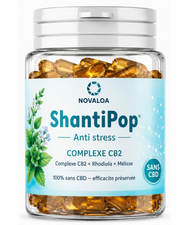 Gélules Shantipop Anti Stress Complexe CB2 Novaloa