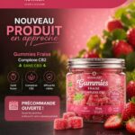 Gummies Complexe CB2 Bonbon Fraise – 12mg CB2 – Sans CBD – 30 gummies