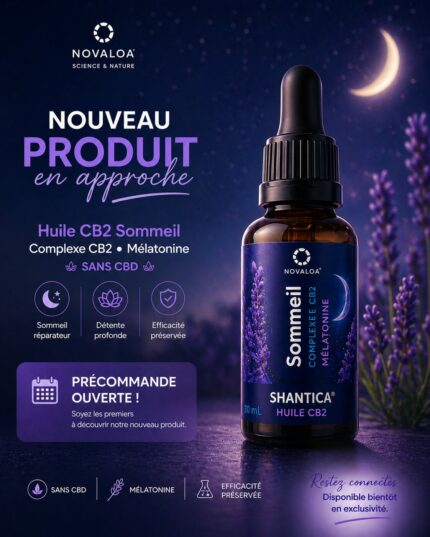 Huile CB2 20% sommeil +mélatonine