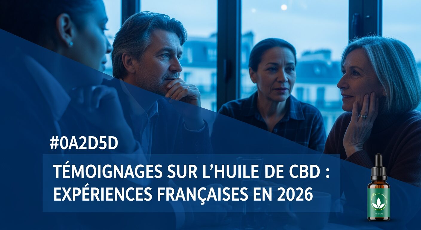 Témoignages sur l'Huile de CBD : Expériences Françaises en 2026