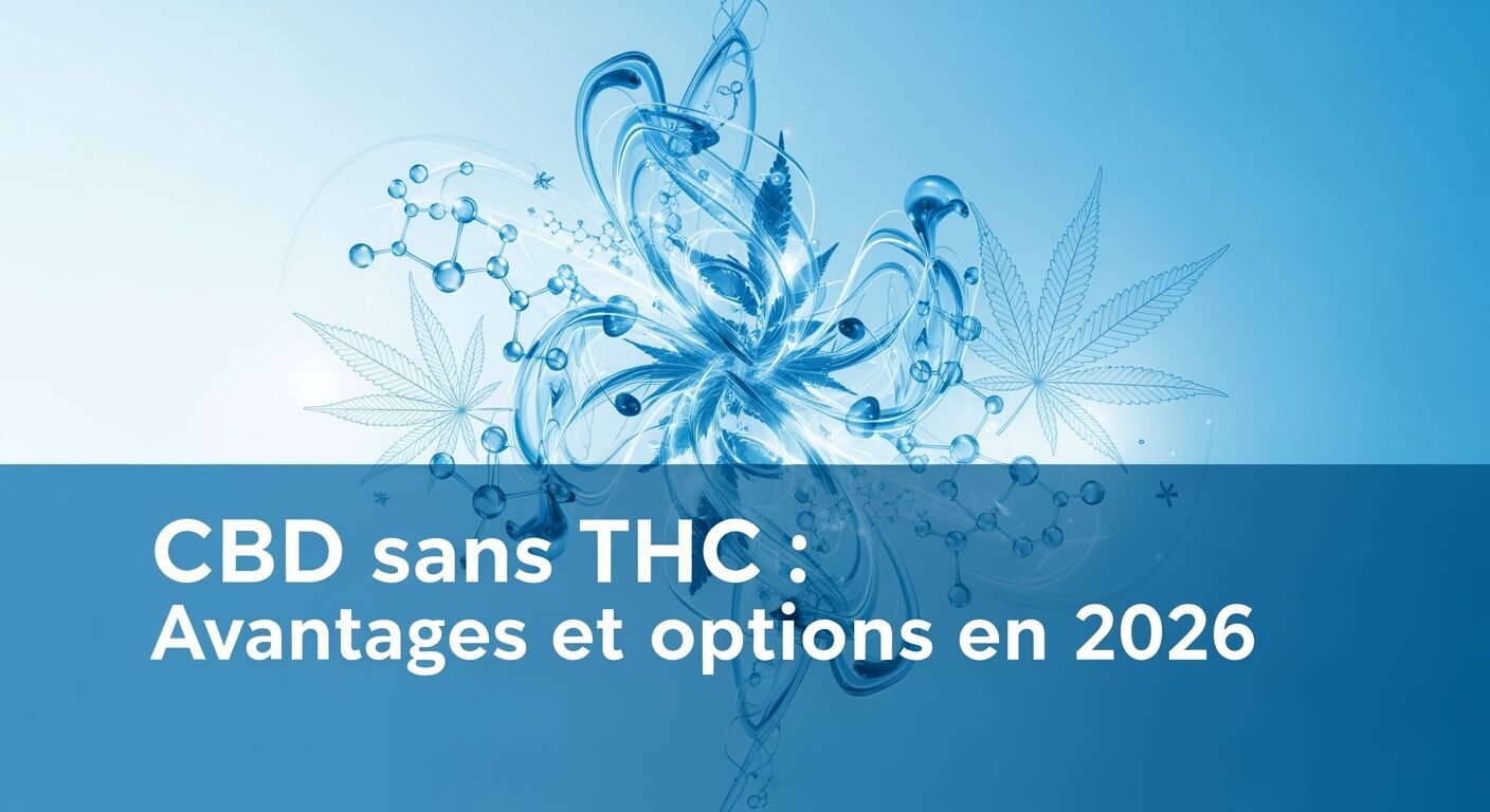 CBD sans THC : Avantages et options en 2026
