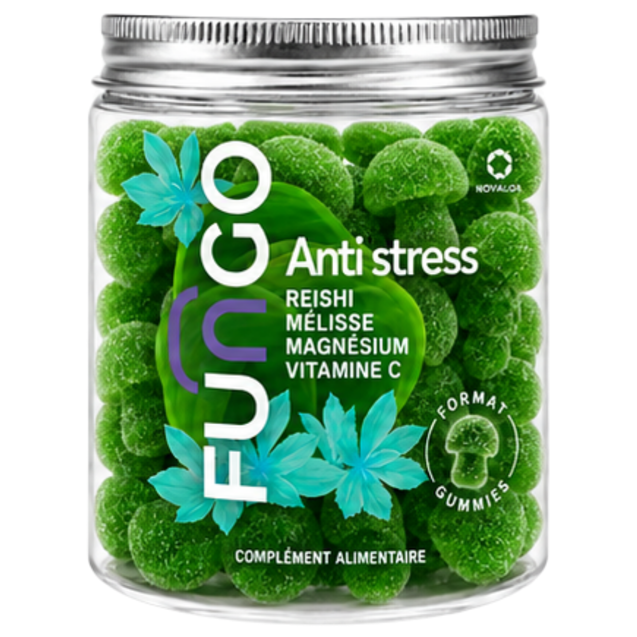 Fungo Anti Stress Gummies Fungo Anti stress Champignon adaptogene