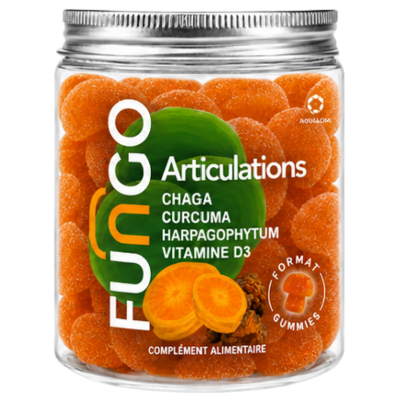 Gummies Fungo Articulation Champignon adaptogène