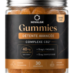 Gummies CB2 40mg Peche Ananas Novaloa